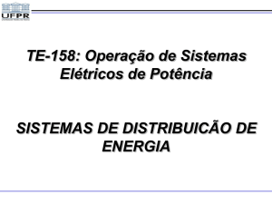 Sistemas de Distribuição - Engenharia Eletrica