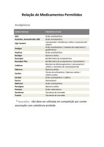 Lista de Medicamentos Permitidos 2015