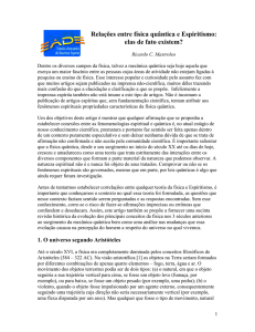 Relações entre física quântica e Espiritismo: elas de fato