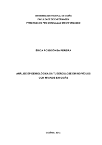 análise epidemiológica da tuberculose em indivíduos com hiv/aids