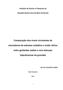 Comparação dos níveis circulantes de marcadores de estresse