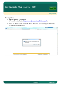 Configuração Plug-in Java - NEO - Unimed-Rio