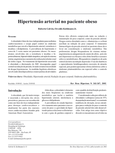 Hipertensão arterial no paciente obeso