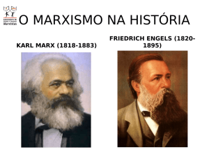 o marxismo na história - LeMarx-UFBA