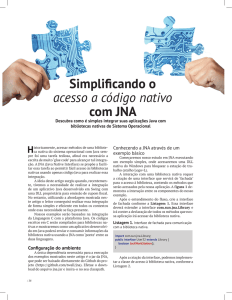 Simplificando o acesso a código nativo com JNA