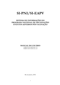 SI-EAPV - Manual do Usuário - SI-PNI