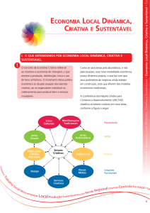 economia local dinâmica, criativa e sustentável