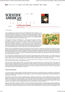 O Olfato das Plantas | Scientific American Brasil | Duetto Editorial