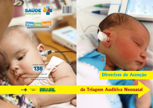 Diretrizes de atenção da triagem auditiva neonatal