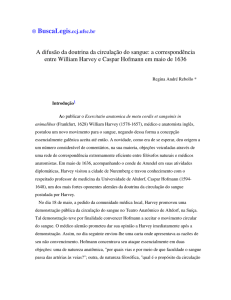 A difusão da doutrina da circulação do sangue