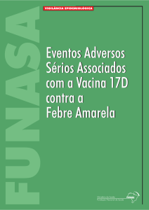 Eventos adversos febre amarela sérios