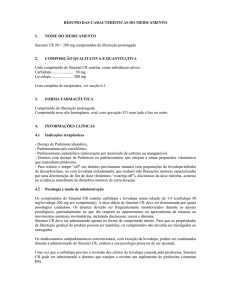 RESUMO DAS CARACTERÍSTICAS DO MEDICAMENTO 1. NOME