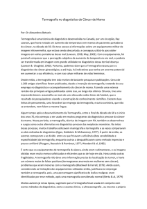 Artigo Termografia Câncer