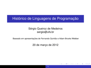Histórico de Linguagens de Programação