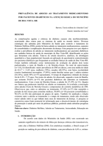 prevalência de adesão ao tratamento medicamentoso por pacientes