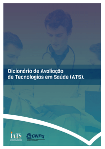 Dicionário de Avaliação e Tecnologias em Saúde - (ATS)