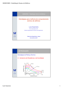 Estratégias para melhoria do comportamento sísmico dos edifícios