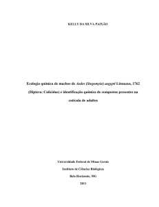 Ecologia química de machos de Aedes (Stegomyia) aegypti