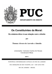 Os Constituintes da Moral - Maxwell - PUC-Rio