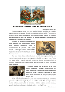 mitologia e literatura na antiguidade