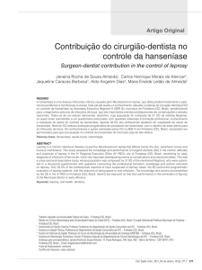 Contribuição do cirurgião-dentista no controle da