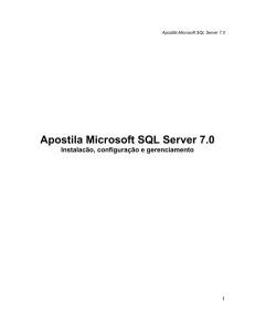 Apostila Microsoft SQL Server 7.0