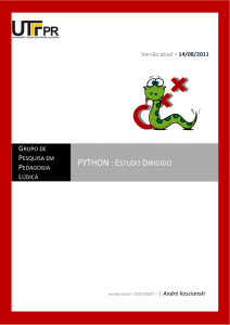 python:estudo dirigido - Páginas Pessoais