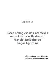 Bases Ecológicas das Interações entre Insetos e Plantas no Manejo