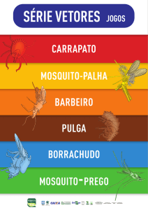 mosquito-prego borrachudo pulga barbeiro mosquito