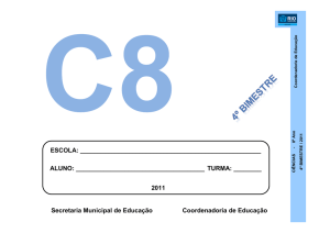 8&ordm; ano - BIO NA REDE