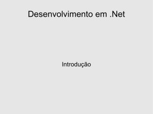 Desenvolvimento em .Net