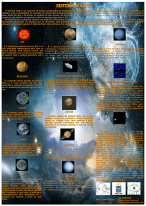 O Sistema Solar é um conjunto de corpos celestes que se
