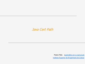 Java Cert Path