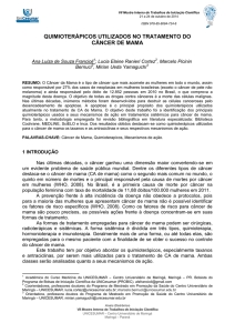 quimioterápicos utilizados no tratamento do câncer de