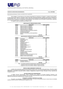 Licenciatura em Geografia