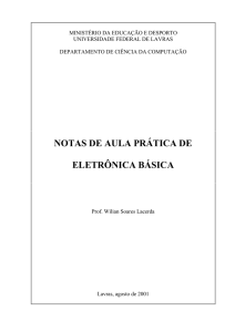 NOTAS DE AULA PRÁTICA DE ELETRÔNICA BÁSICA