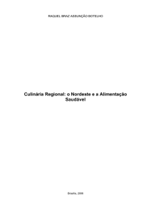 Culinária Regional: o Nordeste e a Alimentação Saudável