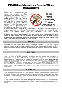 FENORD unida contra a Dengue, Zika e Chikungunya