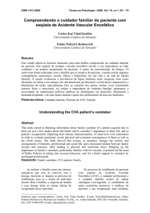 Compreendendo o cuidador familiar do paciente com