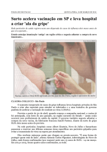 artigo folha de são paulo 24 de março 2016 surto h1n1 acelera