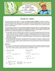 Correção da Unicamp 2010 2ª fase - Química feita pelo Intergraus