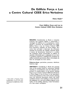 21 De Edifício Força e Luz a Centro Cultural CEEE Erico Verissimo