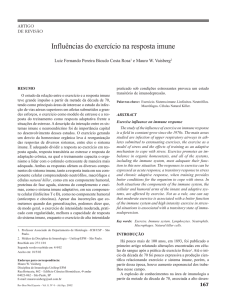 Influências do exercício na resposta imune