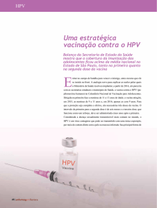 Uma estratégica vacinação contra o HPV - coren-sp