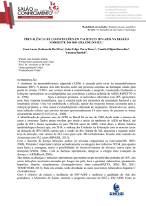 PREVALÊNCIA DE CO-INFECÇÕES EM PACIENTES HIV/AIDS NA