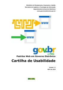 e-pwg Usabilidade - Governo Eletrônico