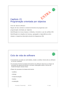 Capítulo 15 Programação orientada por objectos