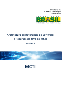 Arquitetura de Referência de Software e Recursos de Java