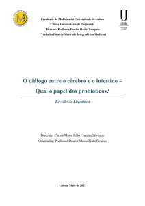 O diálogo entre o cérebro e o intestino