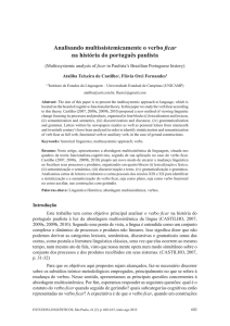 Analisando multissistemicamente o verbo ficar na história do